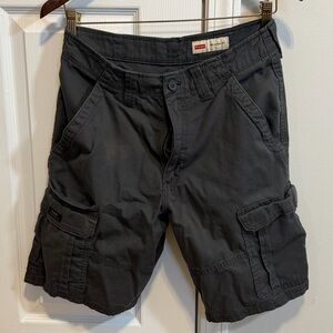 Wrangler Dark Gray Cargo Shorts for Men